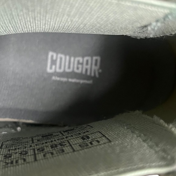 Cougar Kensington Waterproof Chelsea Rain Boots Lug Sole Platform in Sage Size 8 - Picture 6 of 8